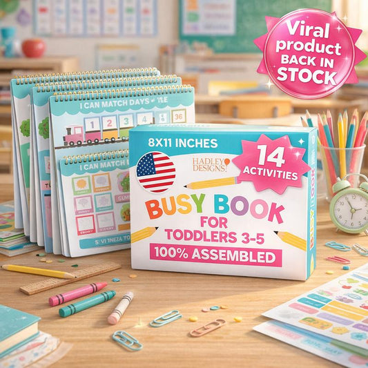 Play Busy Book | 14 Screen Free Learning Activities for Ages 3 to 5