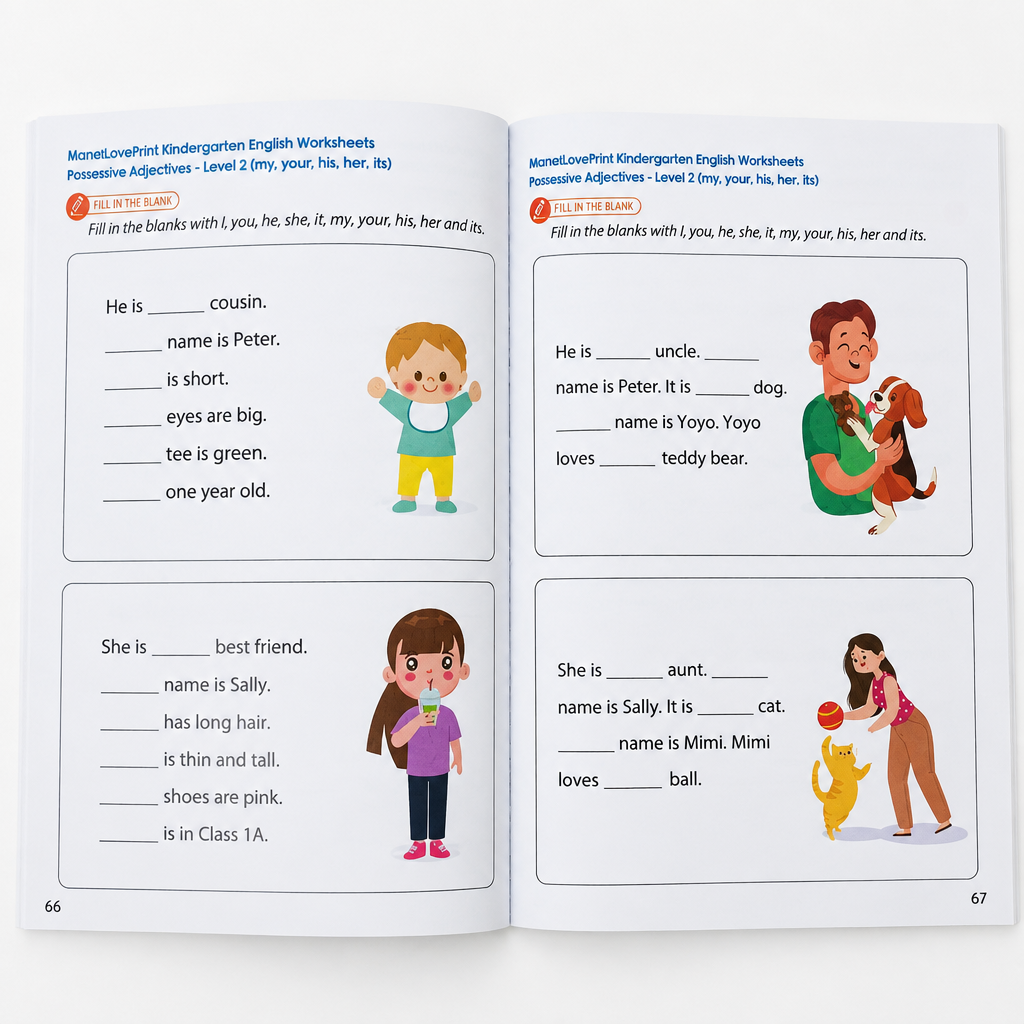 Reading Fluency Comprehension Strip: Visual Sentence Workbook for Autism & Hyperlexia