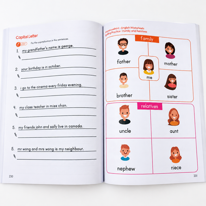 Reading Fluency Comprehension Strip: Visual Sentence Workbook for Autism & Hyperlexia