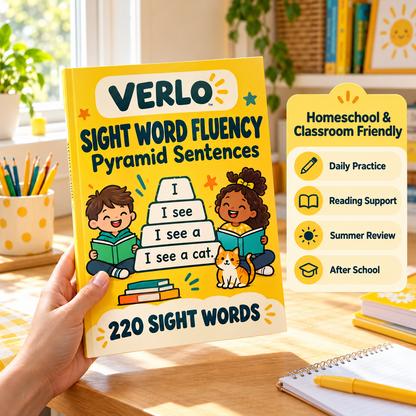 Sight Word Fluency Pyramid Sentences: Building Reading Confidence for Autistic & Hyperlexic Learners