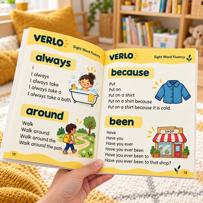 Sight Word Fluency Pyramid Sentences: Building Reading Confidence for Autistic & Hyperlexic Learners