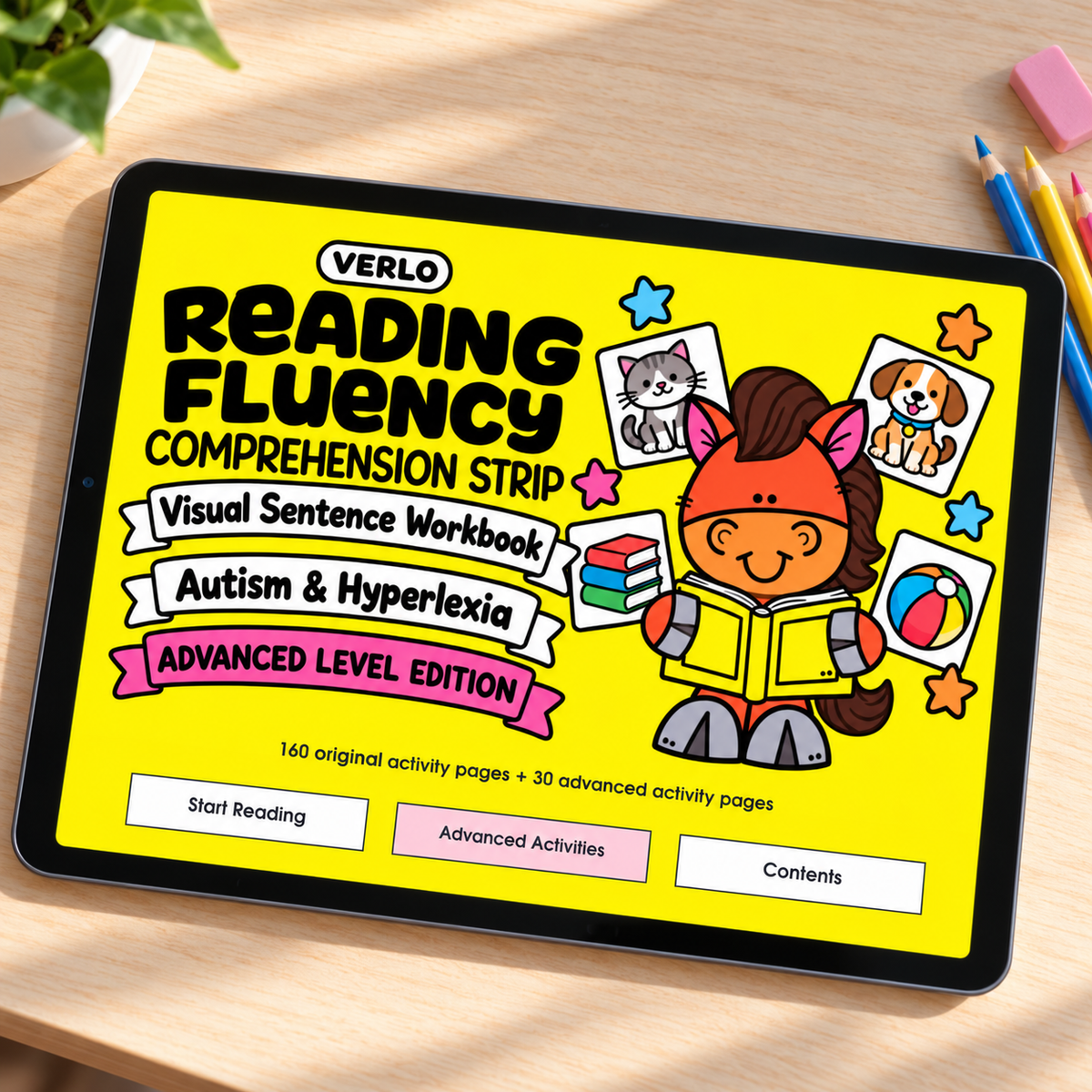 Reading Fluency Comprehension Strip — Advanced Level (Digital eBook)