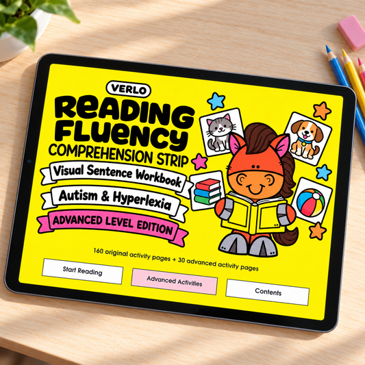 Reading Fluency Comprehension Strip — Advanced Level (Digital eBook)