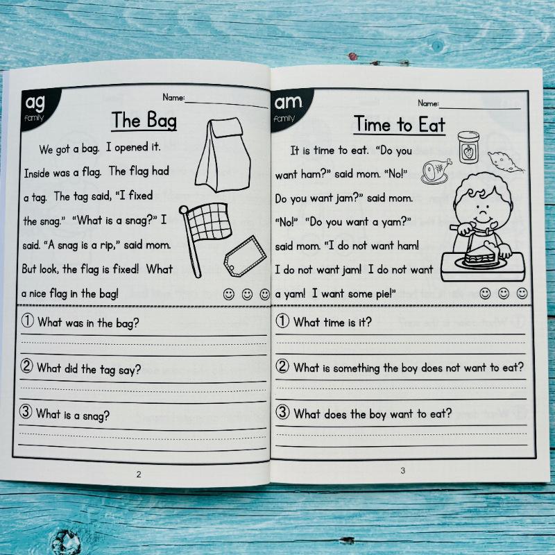 All-in-One Reading Comprehension Passages: Expressive Language & Writing Workbook for Autism