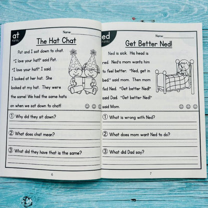 All-in-One Reading Comprehension Passages: Expressive Language & Writing Workbook for Autism